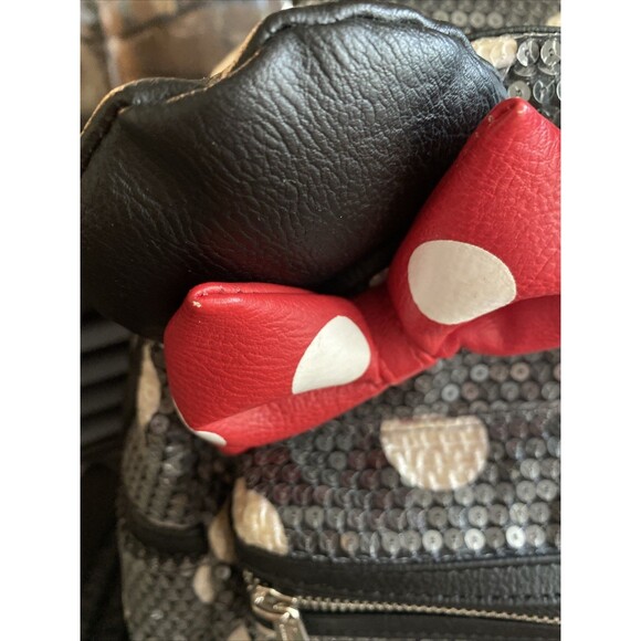 Disney Parks Loungefly Classic Minnie Mouse Sequin Polka Dots Backpack main image 8